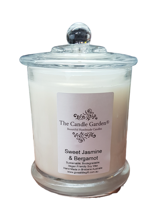 Sweet Jasmine & Bergamot Soy Candle