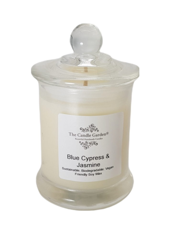 Blue Cypress & Jasmine Soy Candle