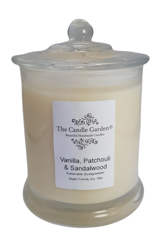 Vanilla Patchouli & Sandalwood Soy Candle